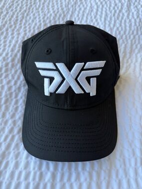 PXG Black Cap with White PXG Embroidered Logo